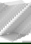 Mexen Lunar left-hinged shower cabin 85 x 90 cm, transparent, brushed nickel - 834-085-090-97-00-L