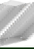 Mexen Lunar right-hand hinged shower cabin 75 x 90 cm, transparent, brushed nickel - 834-075-090-97-00-P