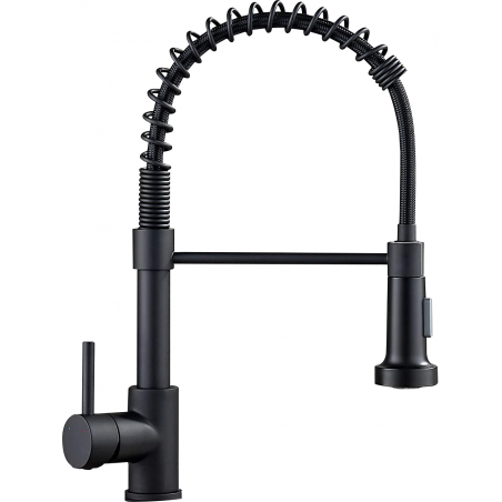 Mexen Clara kitchen mixer tap, Black - 670501-70