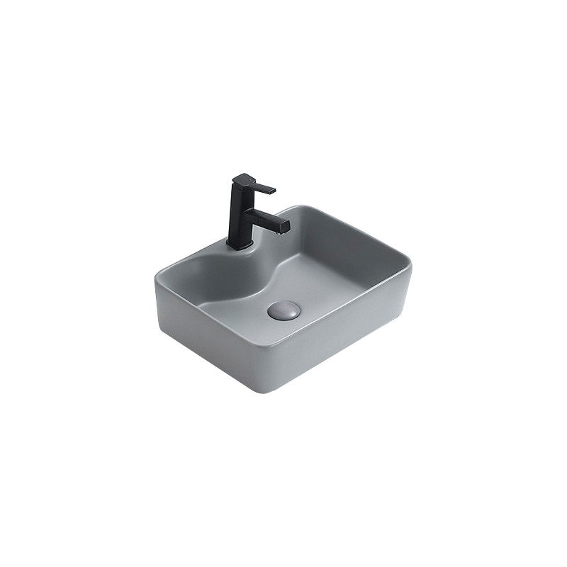 Mexen Eva countertop washbasin 48 x 37 cm, Light Grey matt- 21424961