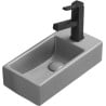 Mexen Inez countertop washbasin left 40 x 20 cm, light grey matte - 21484061L