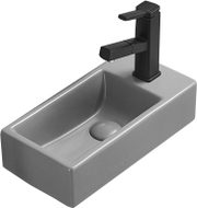 Mexen Inez left countertop washbasin 40 x 20 cm, light gray matte - 21484061L
