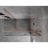 Mexen Mist-H T right hinged shower enclosure 95 x 70 cm, transparent, brushed copper - 8A5T-095-070-65-00-P