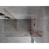 Mexen Mist-H T Right-Swing Shower Enclosure 85 x 75 cm, Transparent, Brushed Copper - 8A5T-085-075-65-00-P