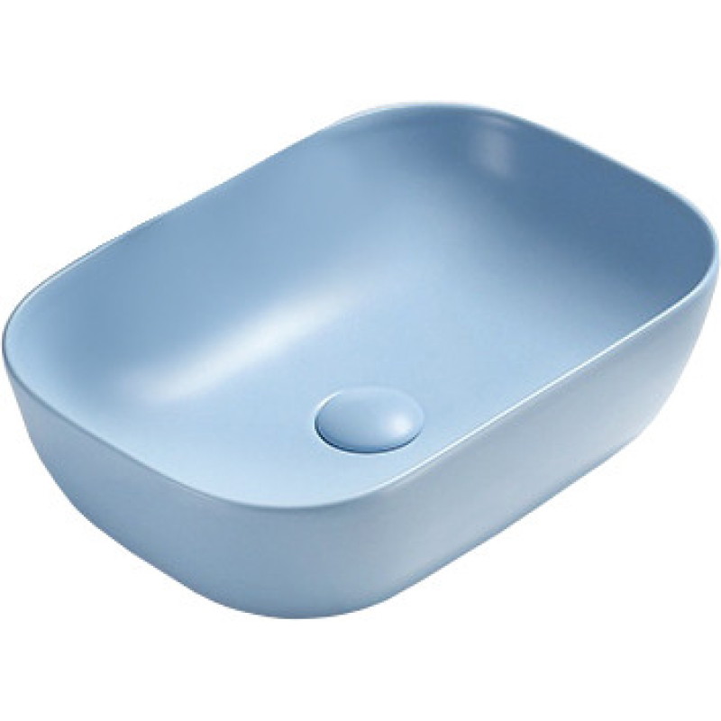 Mexen Rita countertop washbasin 45 x 32 cm, blue matte - 21084549