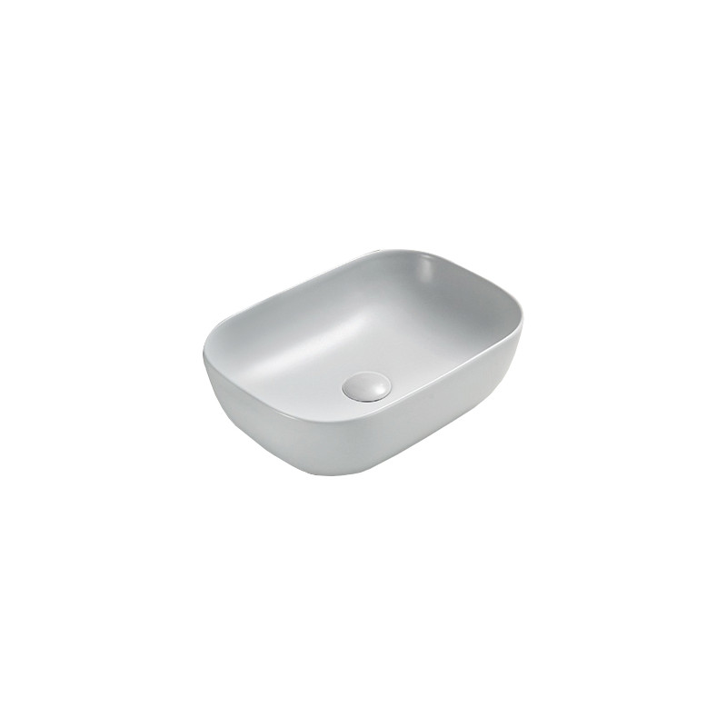 Mexen Rita countertop washbasin 45 x 32 cm, Platinum matt - 21084563