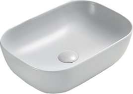 Mexen Rita countertop washbasin 45 x 32 cm, Platinum matt - 21084563
