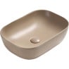Mexen Rita countertop washbasin 45 x 32 cm, Cappucino matt - 21084564