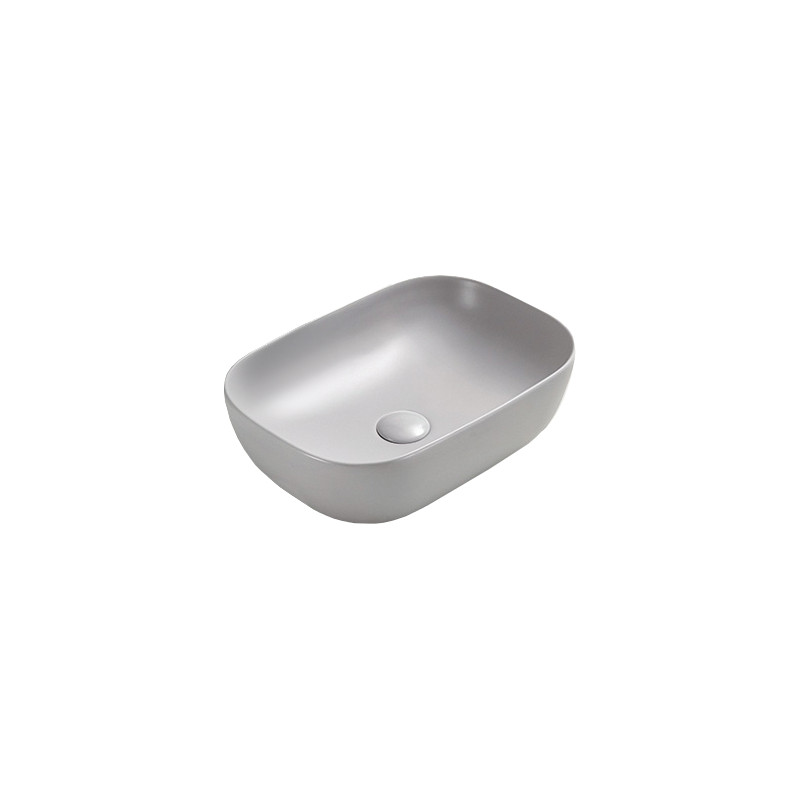 Mexen Rita above-counter washbasin 45 x 32 cm, matte ash gray - 21084567