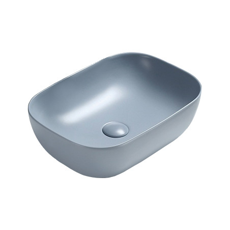 Mexen Rita countertop washbasin 45 x 32 cm, gray-blue matte - 21084569