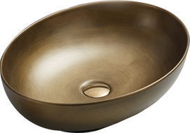 Mexen Iko countertop washbasin 52 x 39 cm, Aged gold - 22245253