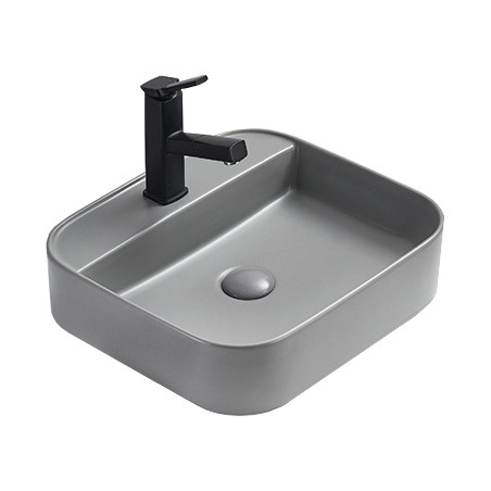 Mexen Sofia countertop washbasin 50 x 40 cm, light gray matte - 22155061