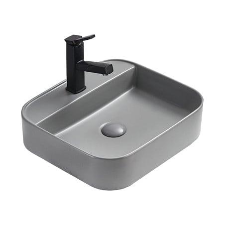 Mexen Sofia countertop washbasin 50 x 40 cm, light grey matte - 22155061