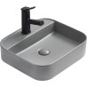 Mexen Sofia countertop washbasin 50 x 40 cm, light gray matte - 22155061