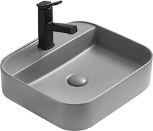Mexen Sofia countertop washbasin 50 x 40 cm, Light Grey matt - 22155061