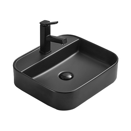 Mexen Sofia countertop sink 45 x 40 cm, matte black - 22154585