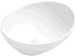 Mexen Elza countertop washbasin 40 x 33 cm, matte white - 21014001