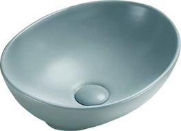 Mexen Elza countertop washbasin 40 x 33 cm, light green matt - 21014048