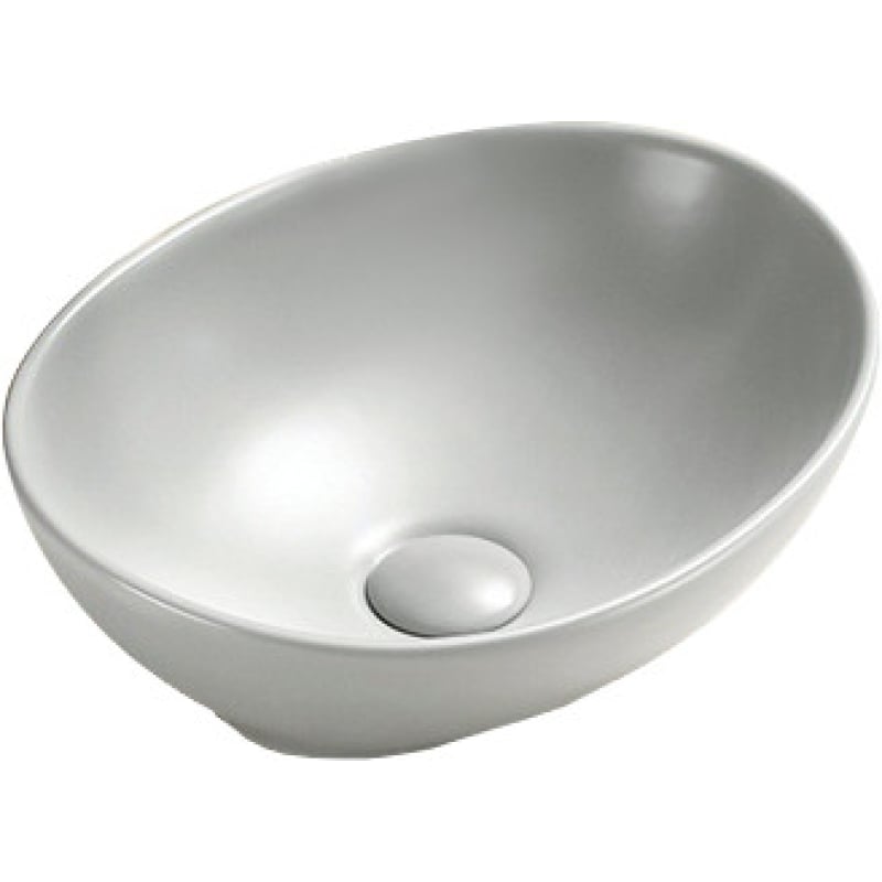 Mexen Elza countertop sink 40 x 33 cm, platinum matte - 21014063