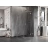 Mexen Lunar T hinged shower enclosure right 70 x 70 cm, transparent, chrome - 834T-070-070-01-00-P
