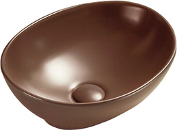 Mexen Elza countertop sink 40 x 33 cm, matte brown - 21014068