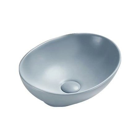 Mexen Elza countertop washbasin 40 x 33 cm, Gray blue matt - 21014069