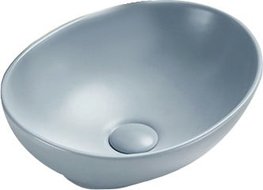 Mexen Elza countertop washbasin 40 x 33 cm, gray-blue matte - 21014069