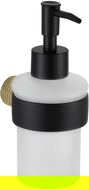 Mexen Base soap dispenser, Black/Gold - 70882388-57