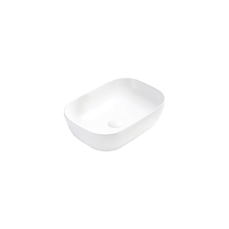 Mexen Rita countertop washbasin 45 x 32 cm, White matt - 21084501