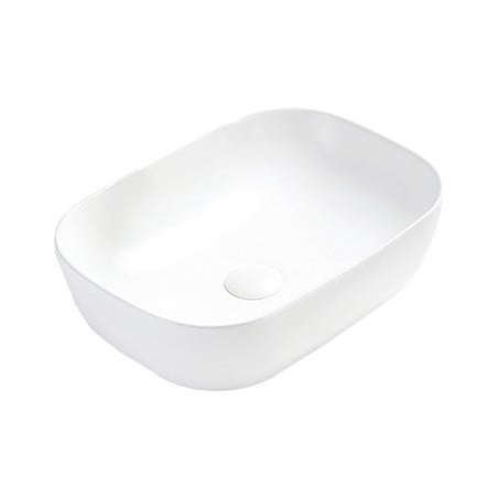Mexen Rita countertop washbasin 45 x 32 cm, White matt - 21084501