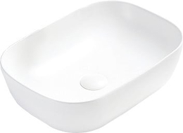Mexen Rita countertop sink 45 x 32 cm, white matte - 21084501