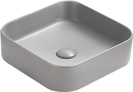 Mexen Vena countertop sink 37 x 37 cm, light gray matte - 22193761