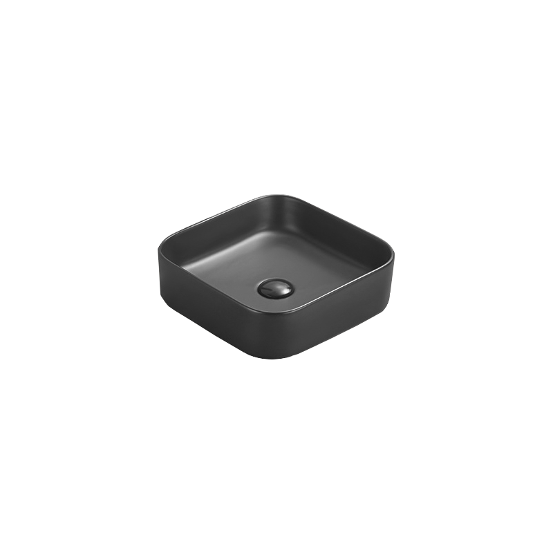 Mexen Vena countertop basin 37 x 37 cm, black matte - 22193785