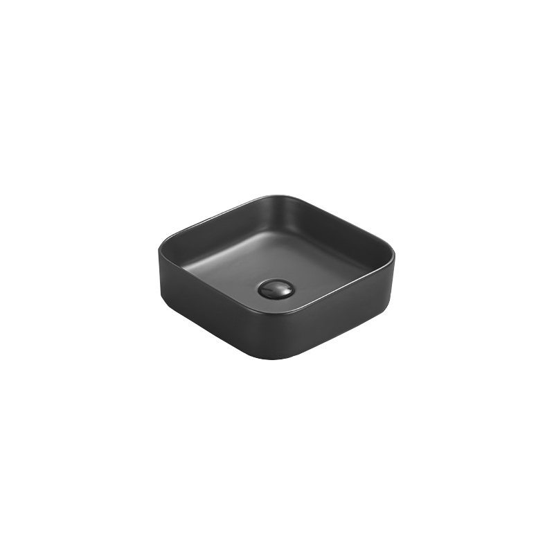 Mexen Vena countertop washbasin 37 x 37 cm, black matte - 22193785
