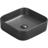 Mexen Vena countertop basin 37 x 37 cm, black matte - 22193785