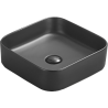 Mexen Vena countertop washbasin 37 x 37 cm, black matte - 22193785