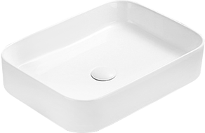 Mexen Vena countertop sink 50 x 37 cm, white - 22195000