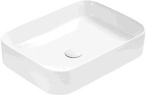 Mexen Vena countertop washbasin 50 x 37 cm, white - 22195000
