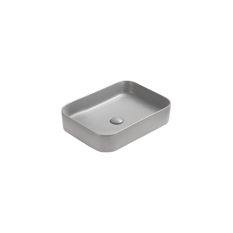 Mexen Vena countertop basin 50 x 37 cm, light grey matte - 22195061