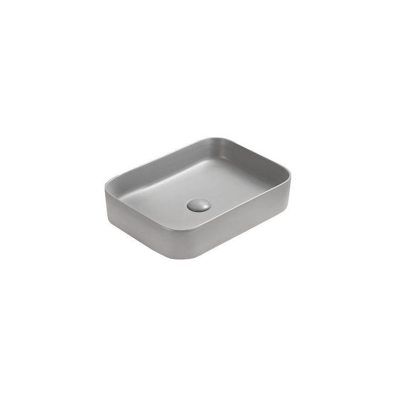 Mexen Vena countertop washbasin 50 x 37 cm, light gray matte - 22195061