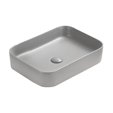 Mexen Vena countertop basin 50 x 37 cm, light grey matte - 22195061