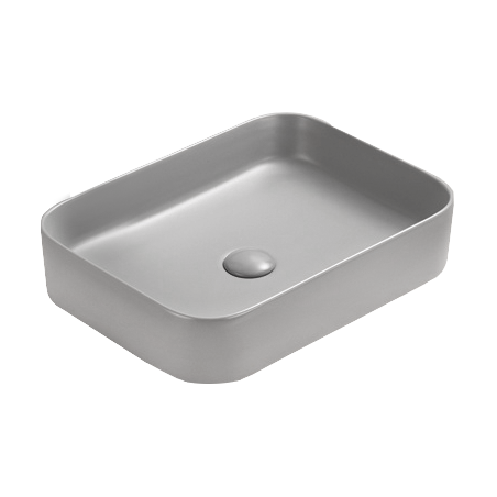 Mexen Vena countertop washbasin 50 x 37 cm, Light Grey matt - 22195061