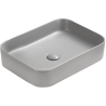 Mexen Vena countertop basin 50 x 37 cm, light grey matte - 22195061