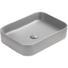 Mexen Vena countertop washbasin 50 x 37 cm, Light Grey matt - 22195061