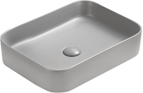Mexen Vena countertop washbasin 50 x 37 cm, light gray matte - 22195061