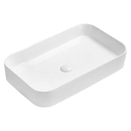 Mexen Vena countertop sink 71 x 37 cm, white - 22196000