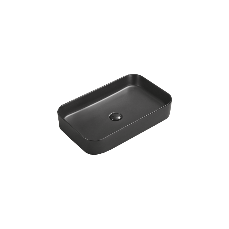Mexen Vena countertop washbasin 60 x 37 cm, Black matt - 22196085