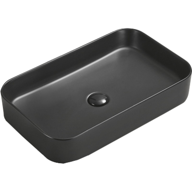 Mexen Vena countertop washbasin 71 x 37 cm, matte black - 22196085