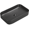 Mexen Vena countertop washbasin 71 x 37 cm, black matte - 22196085