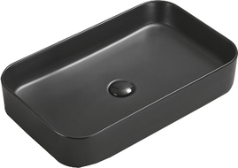 Mexen Vena countertop basin 71 x 37 cm, black matte - 22196085